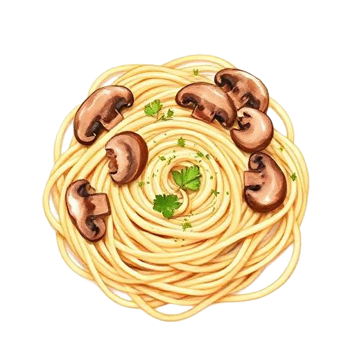 Pâtes aux champignons
